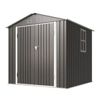 BIRCHTREE Garden Shed Metal With Window