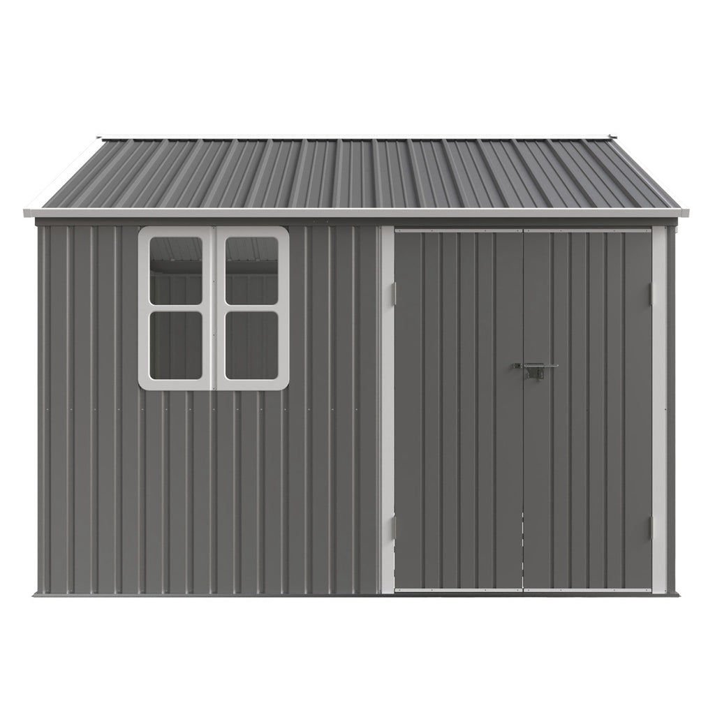 BIRCHTREE Garden Shed Metal With Window