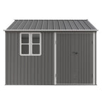 BIRCHTREE Garden Shed Metal With Window