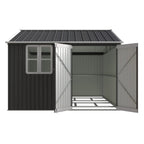 BIRCHTREE Garden Shed Metal With Window