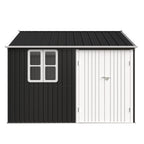 BIRCHTREE Garden Shed Metal With Window