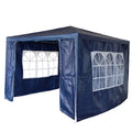 BIRCHTREE Gazebo PE 3x3m Tent With 4 Walls Canopy