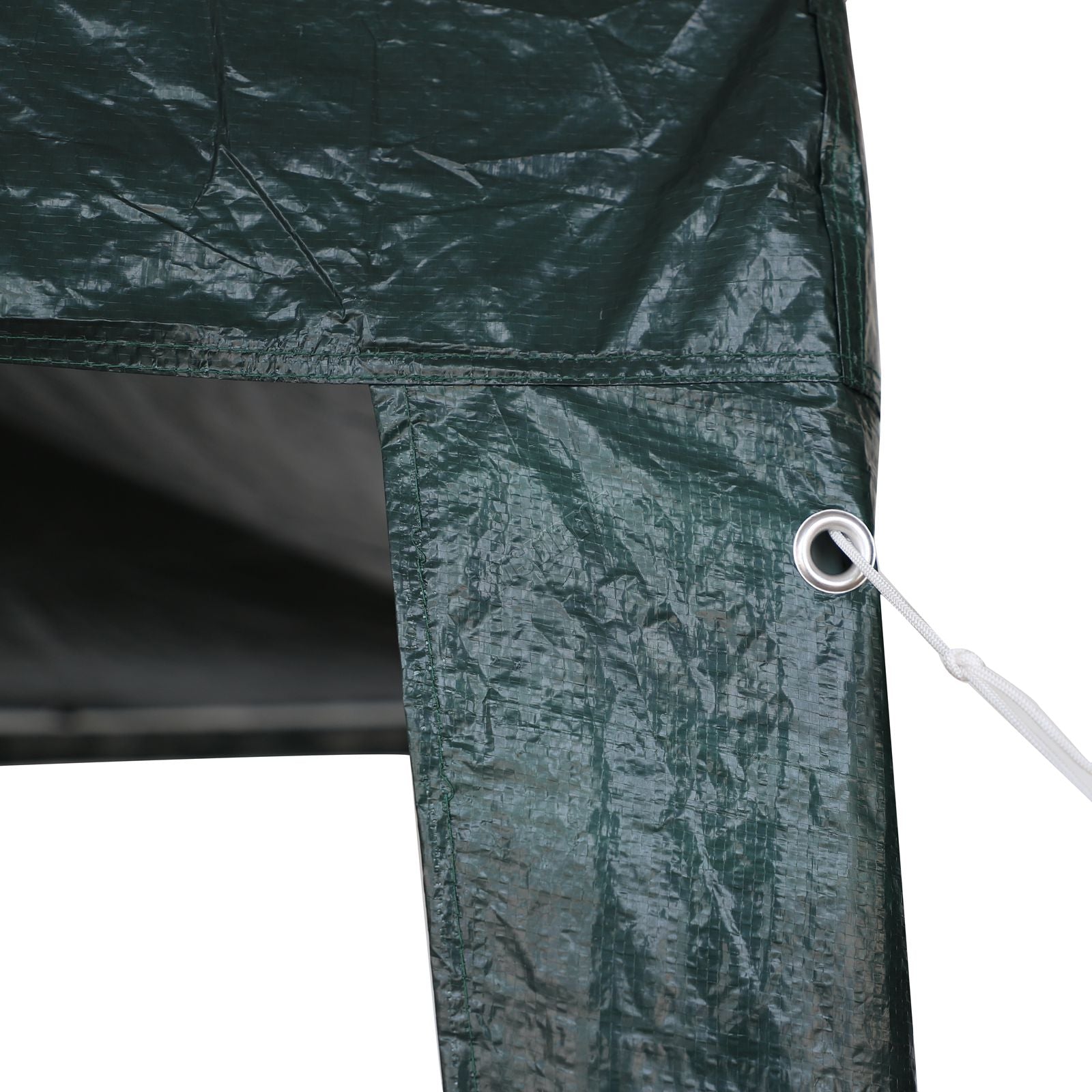 BIRCHTREE Gazebo PE 3x3m Tent With 4 Walls Canopy