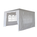 BIRCHTREE Gazebo PE 3x3m Tent With 4 Walls Canopy