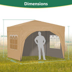 BIRCHTREE Pop Up Gazebo 3X3M