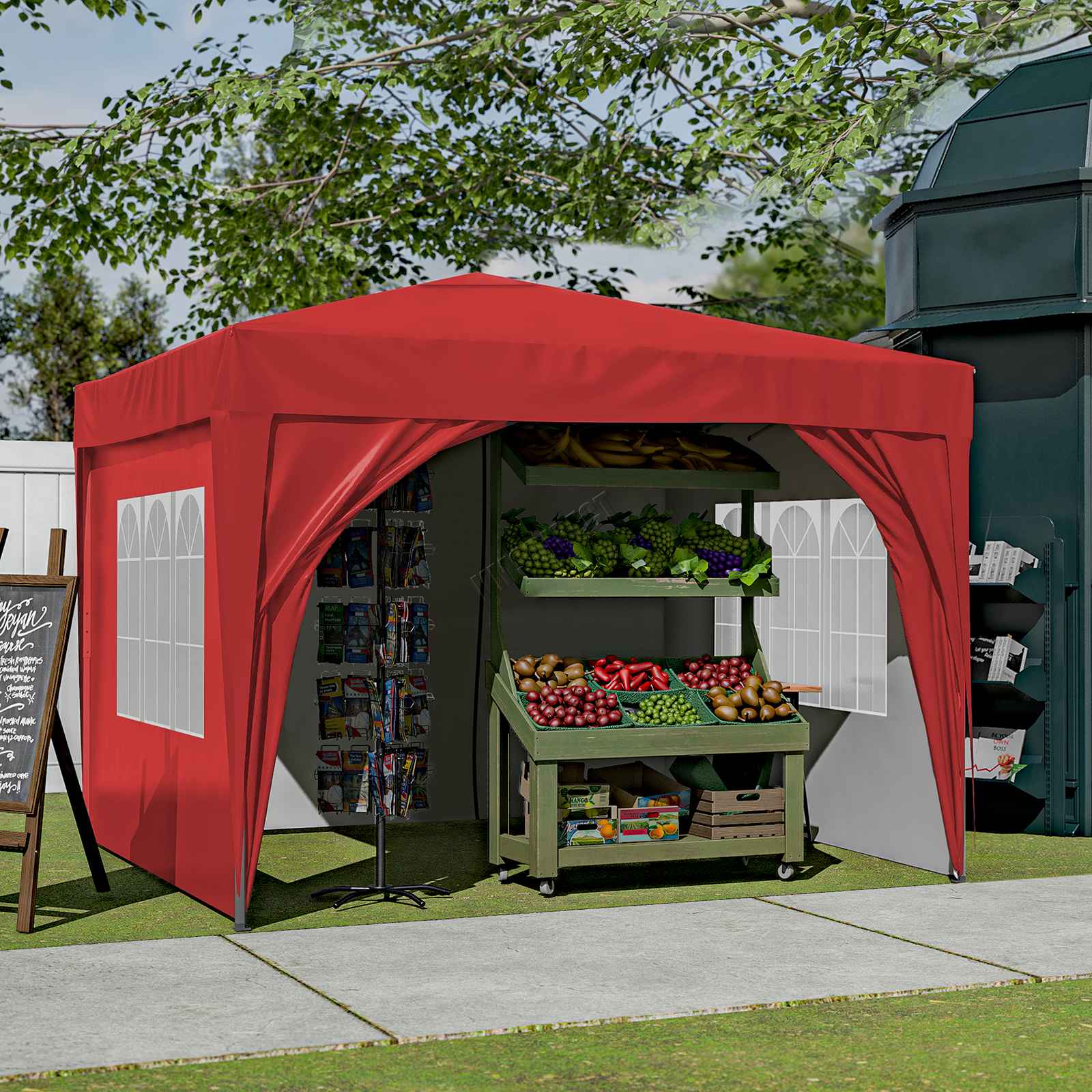 BIRCHTREE Pop Up Gazebo 3X3M