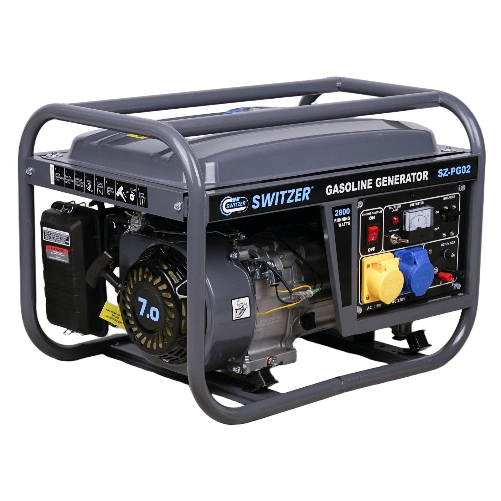 SwitZer 2800W Petrol Generator SZ-PG02