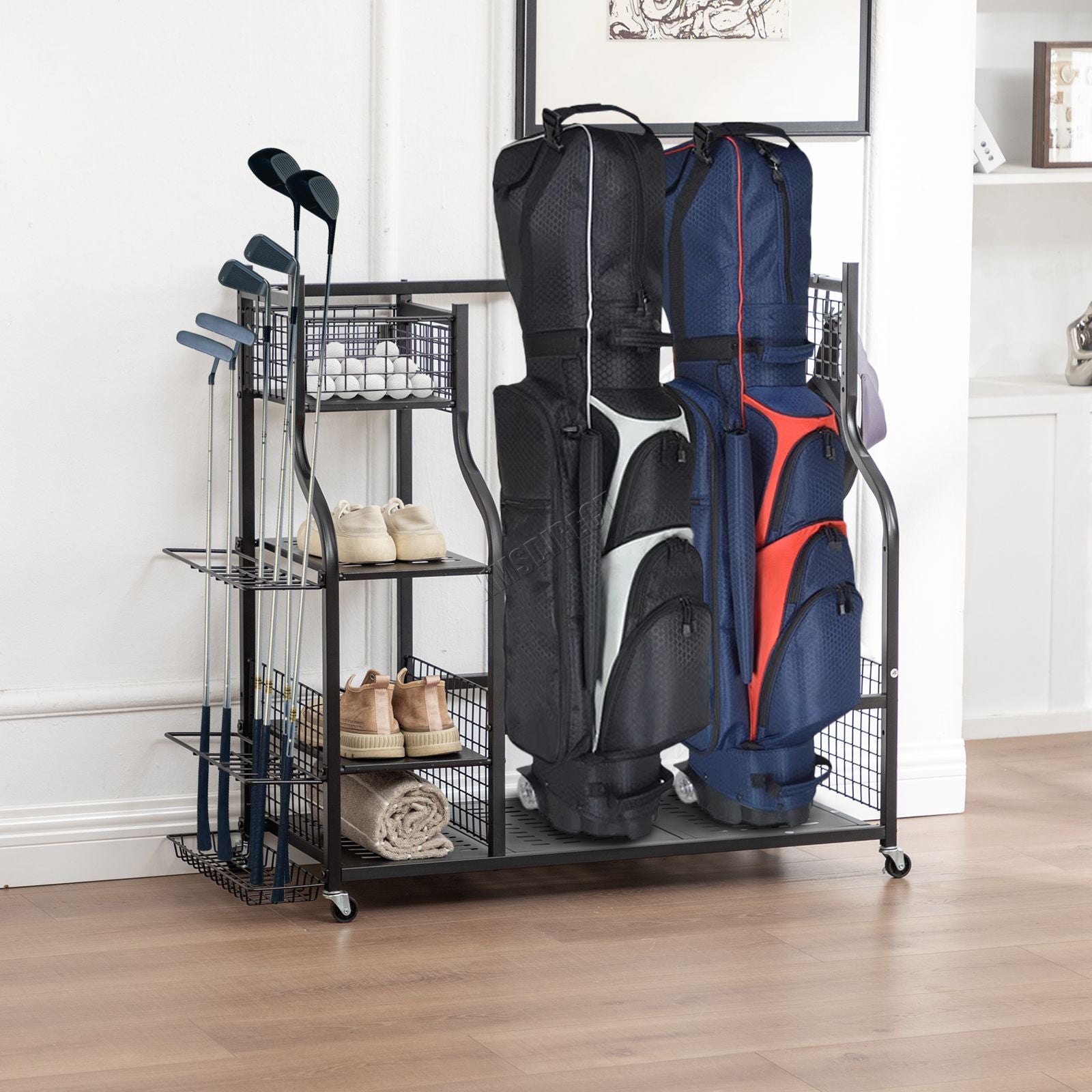 WestWood Golf Storage Rack Extra Large Black