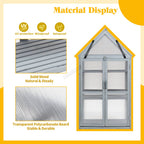 BIRCHTREE Greenhouse Wooden Frame G01 Grey