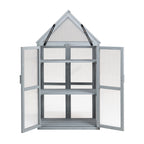 BIRCHTREE Greenhouse Wooden Frame G01 Grey