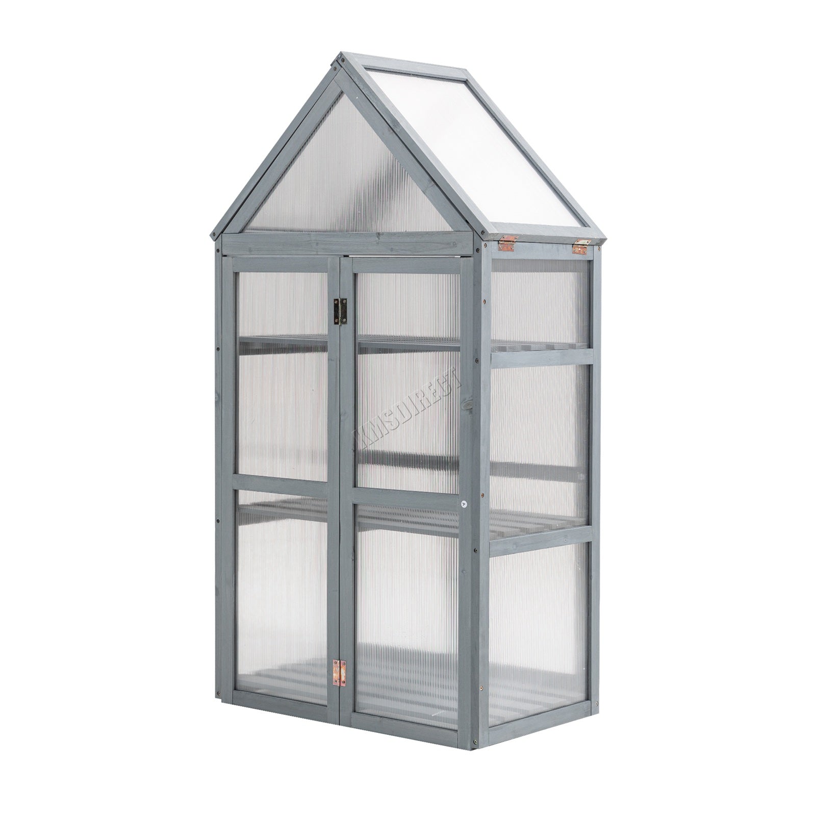 BIRCHTREE Greenhouse Wooden Frame G01 Grey