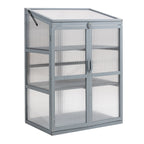 BIRCHTREE Greenhouse Wooden Frame G02 Grey