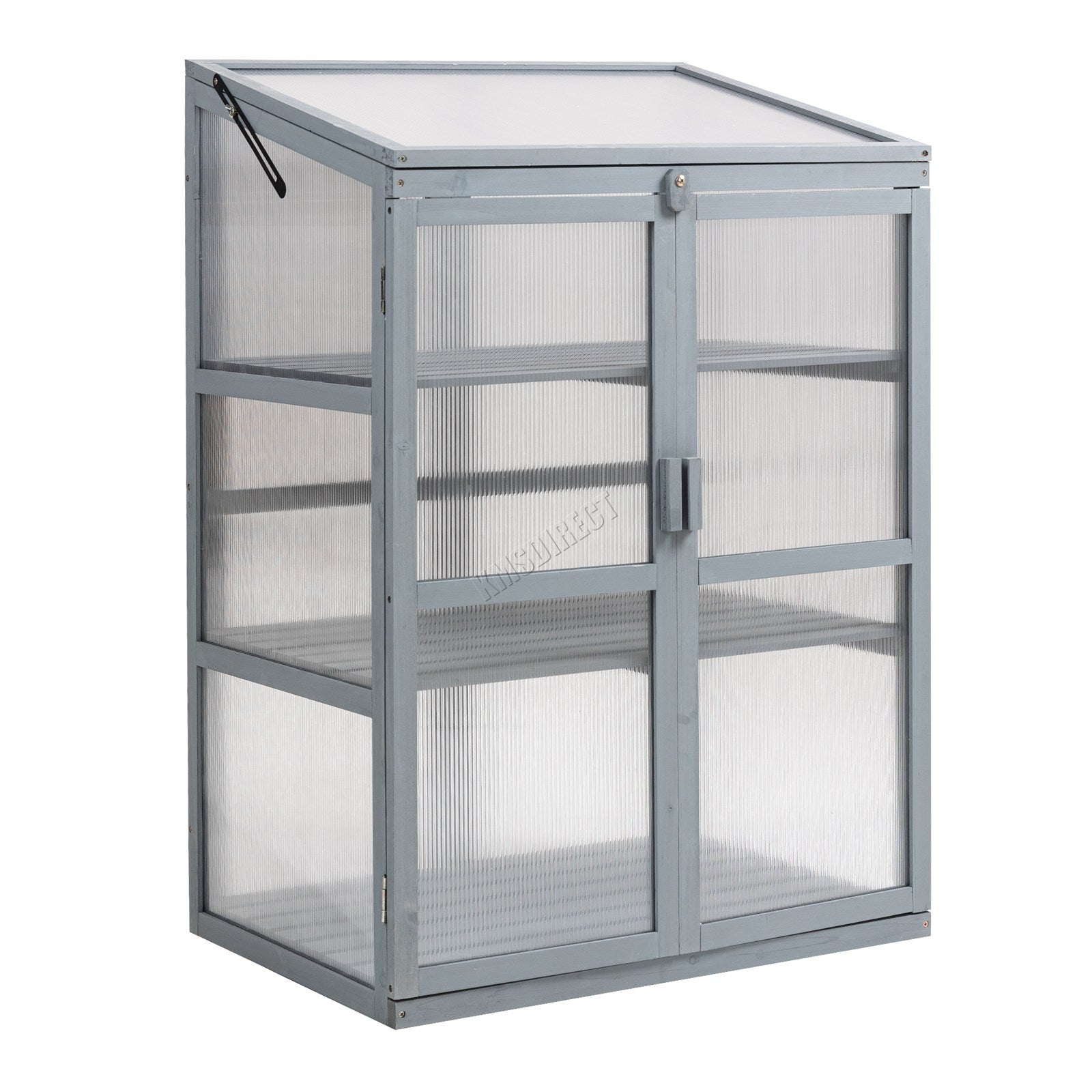 BIRCHTREE Greenhouse Wooden Frame G02 Grey