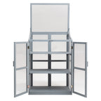BIRCHTREE Greenhouse Wooden Frame G02 Grey