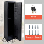 WestWood 5 Gun Cabinet Steel Digital Lock GC03