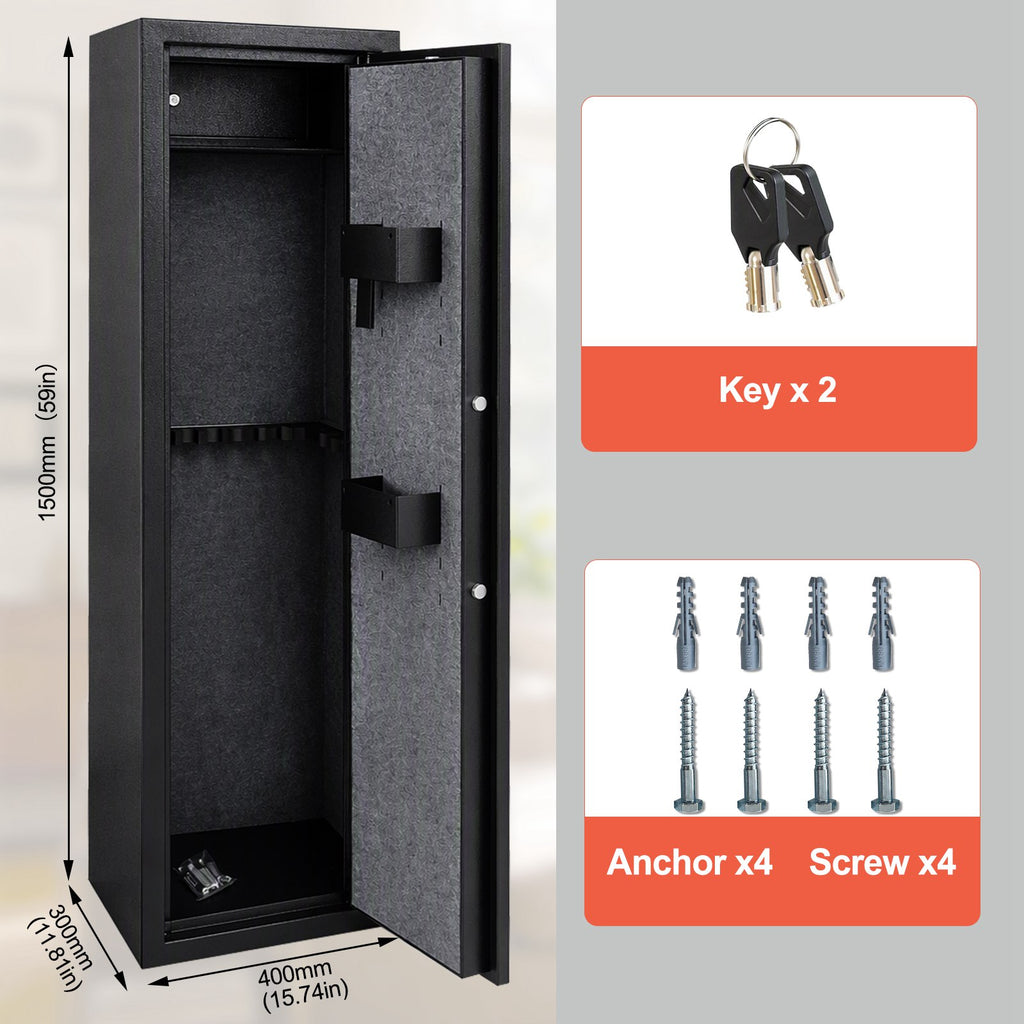 WestWood 8 Gun Cabinet Steel Digital Lock GC04