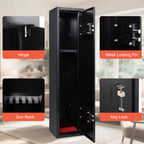 WestWood Gun Cabinet Security Lockable Safe Storage