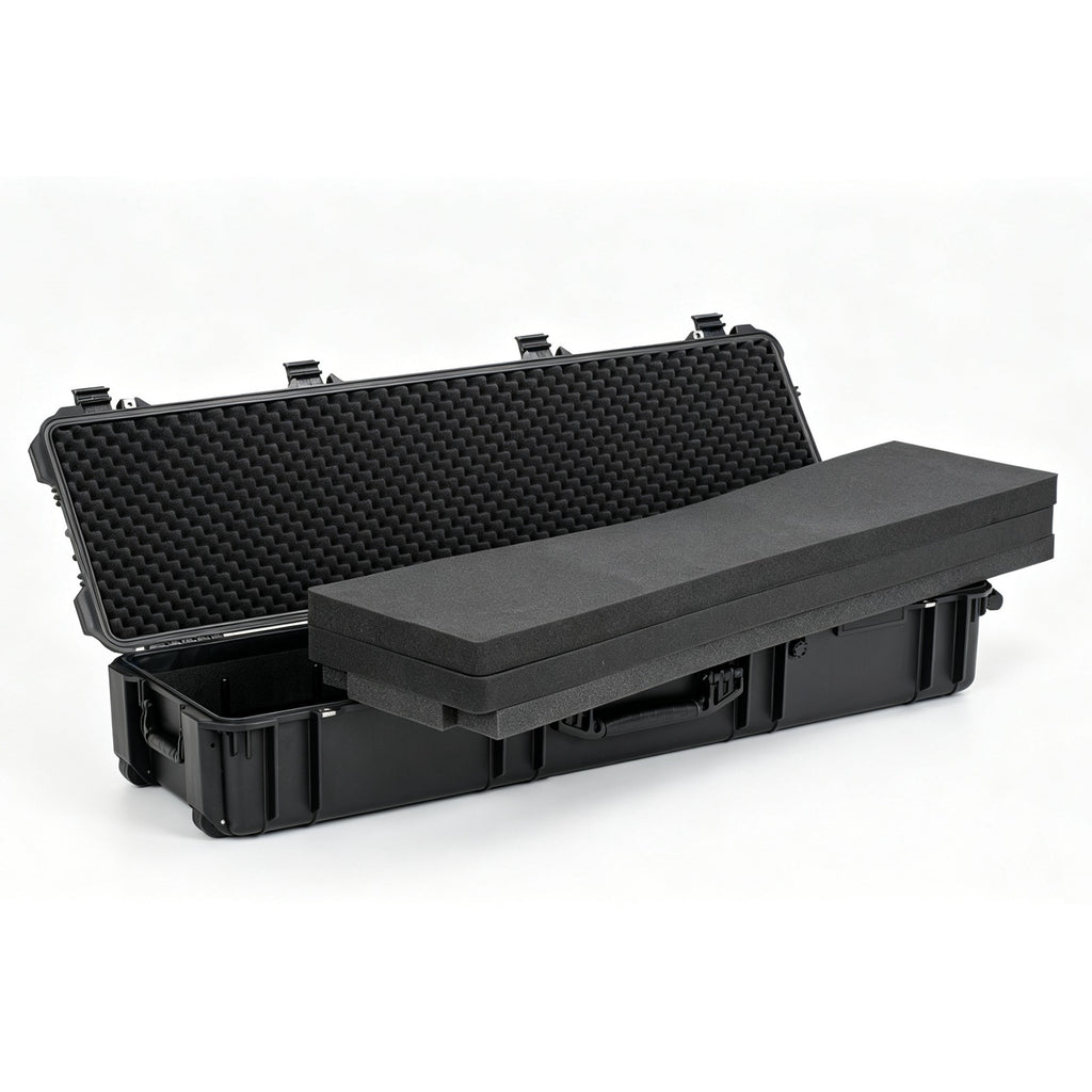 WestWood Hard Rifle Case with Wheels 53" x 16" Black