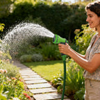 BIRCHTREE Garden Hose Reel Cart Trolley Watering Pipe