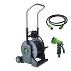 BIRCHTREE Garden Hose Reel Cart Trolley Watering Pipe