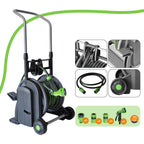 BIRCHTREE Garden Hose Reel Cart Trolley Watering Pipe