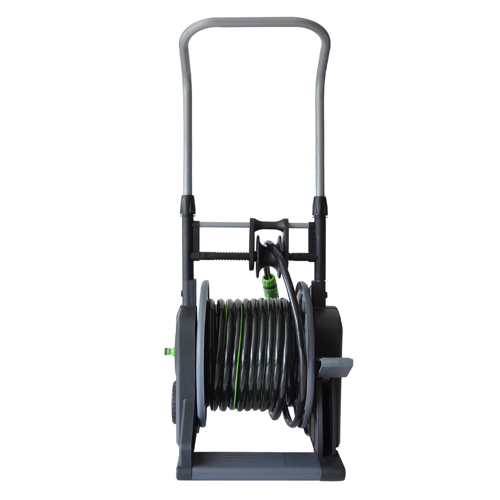 BIRCHTREE Garden Hose Reel Cart Trolley Watering Pipe