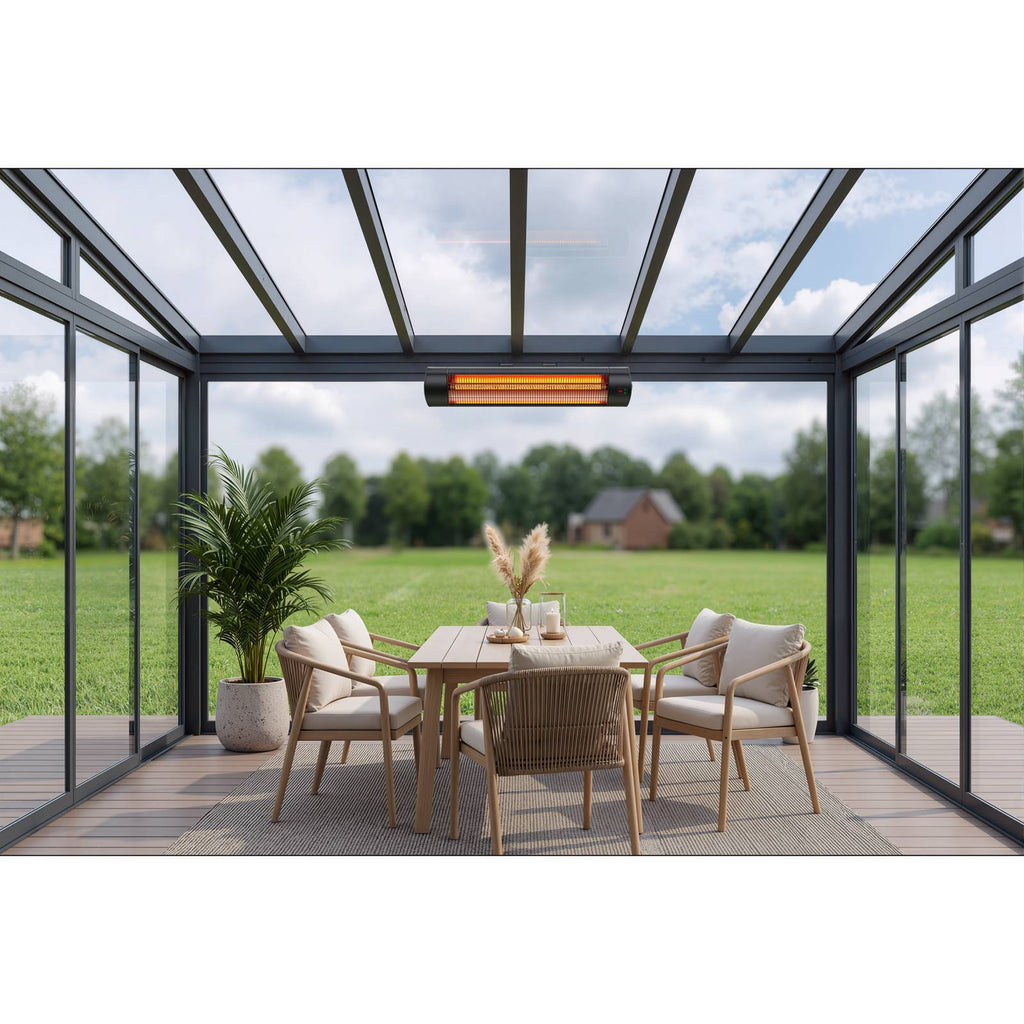 HEATSURE 2000W Carbon Fibre Infrared Heater Wall Mounted