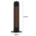 HEATSURE 1200W Carbon Fibre Infrared Heater, Black