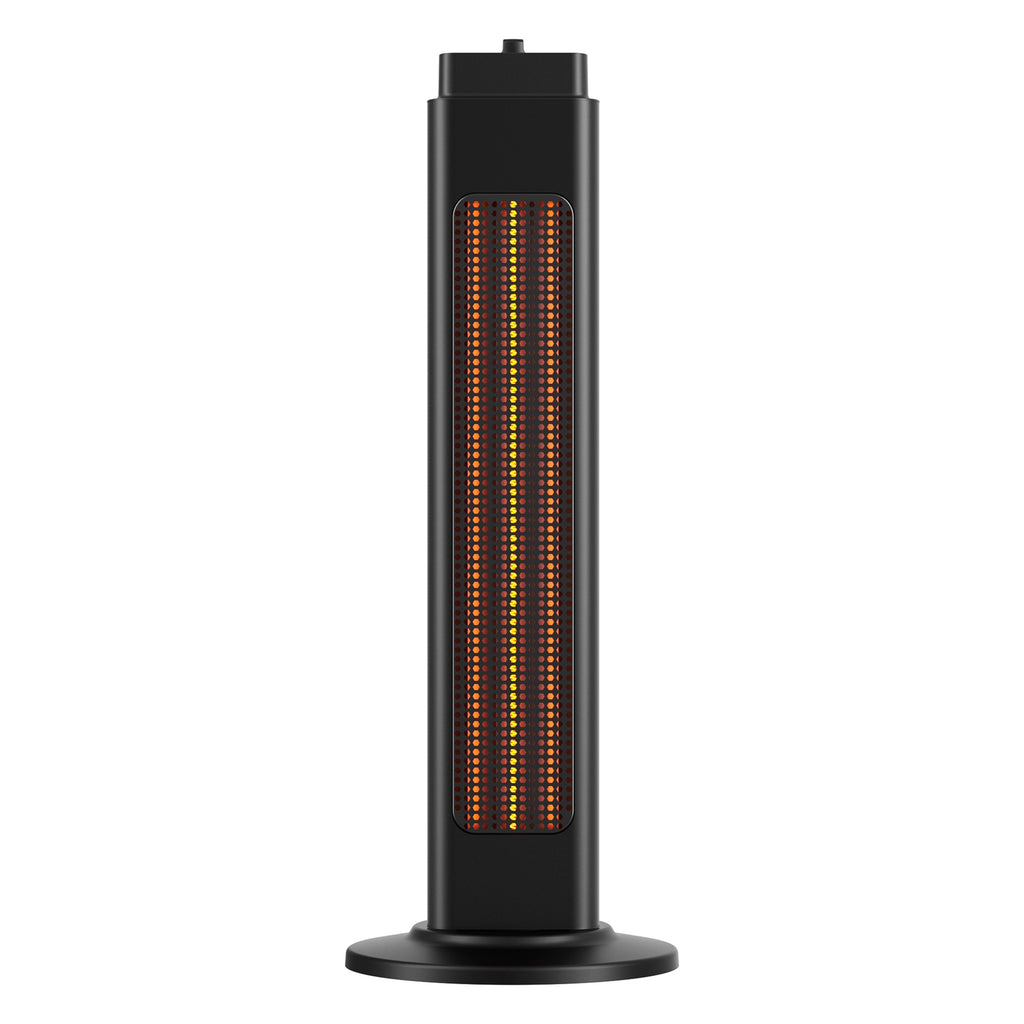 HEATSURE 1200W Carbon Fibre Infrared Heater, Black