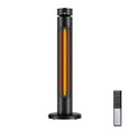 HEATSURE 1500W Portable Infrared Patio Heater Golden Carbon Fiber
