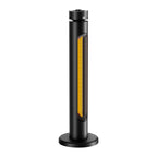 HEATSURE 1500W Portable Infrared Patio Heater Golden Carbon Fiber