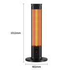 HEATSURE 2000W Carbon Fibre Infrared Heater with Remote