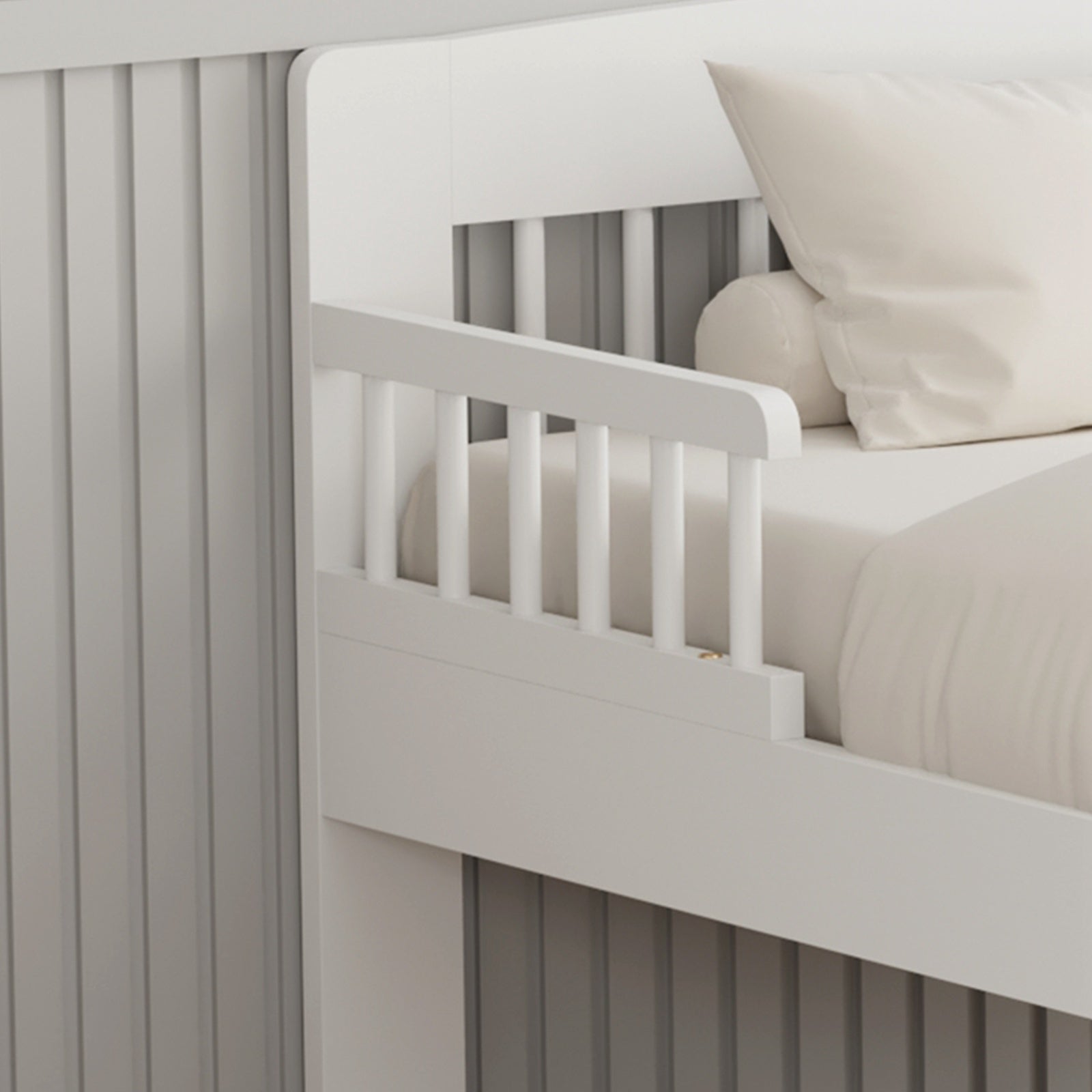WestWood Wooden Junior Bed Frame Only with Bed Rail Guard 01