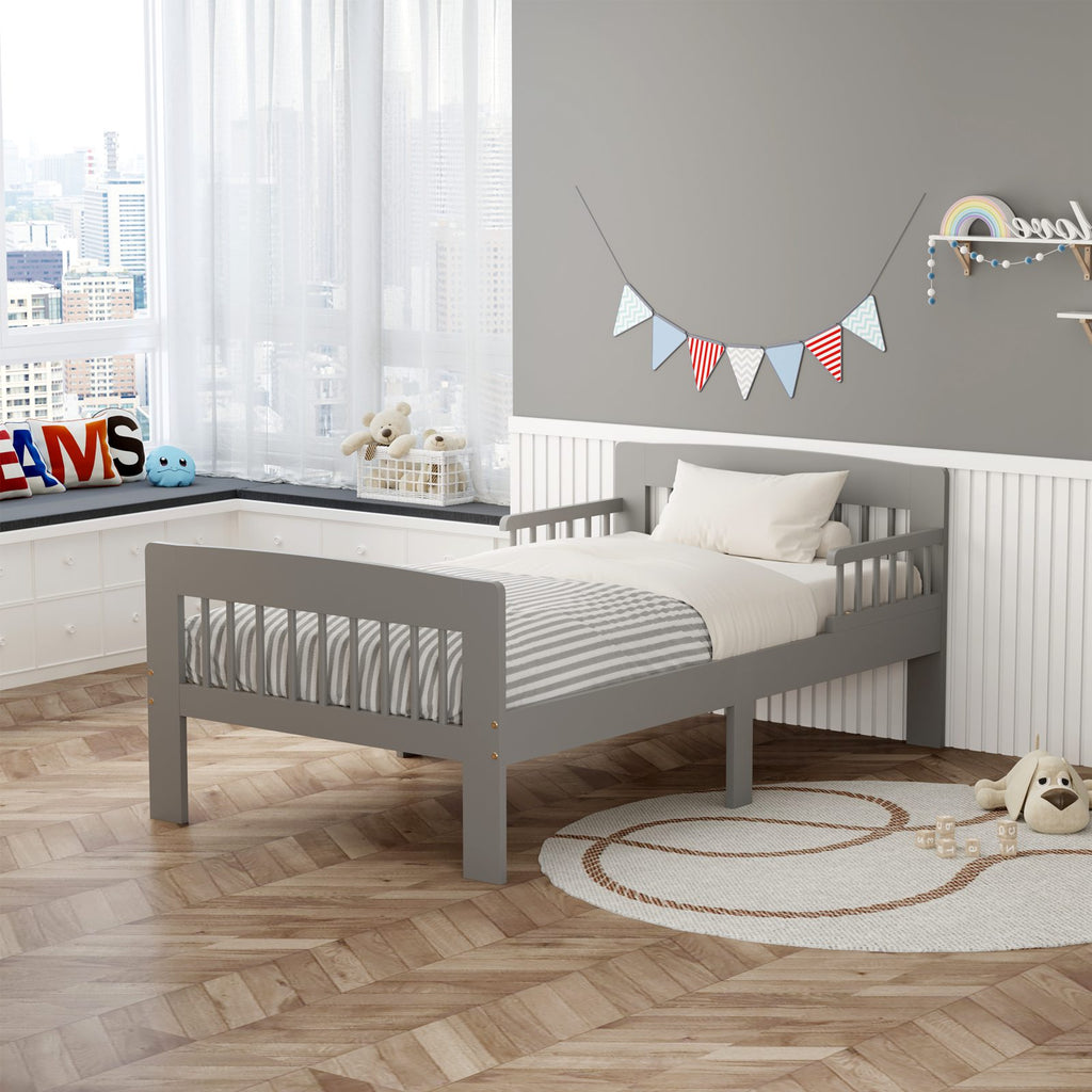 WestWood Wooden Junior Bed Frame Only with Bed Rail Guard 01
