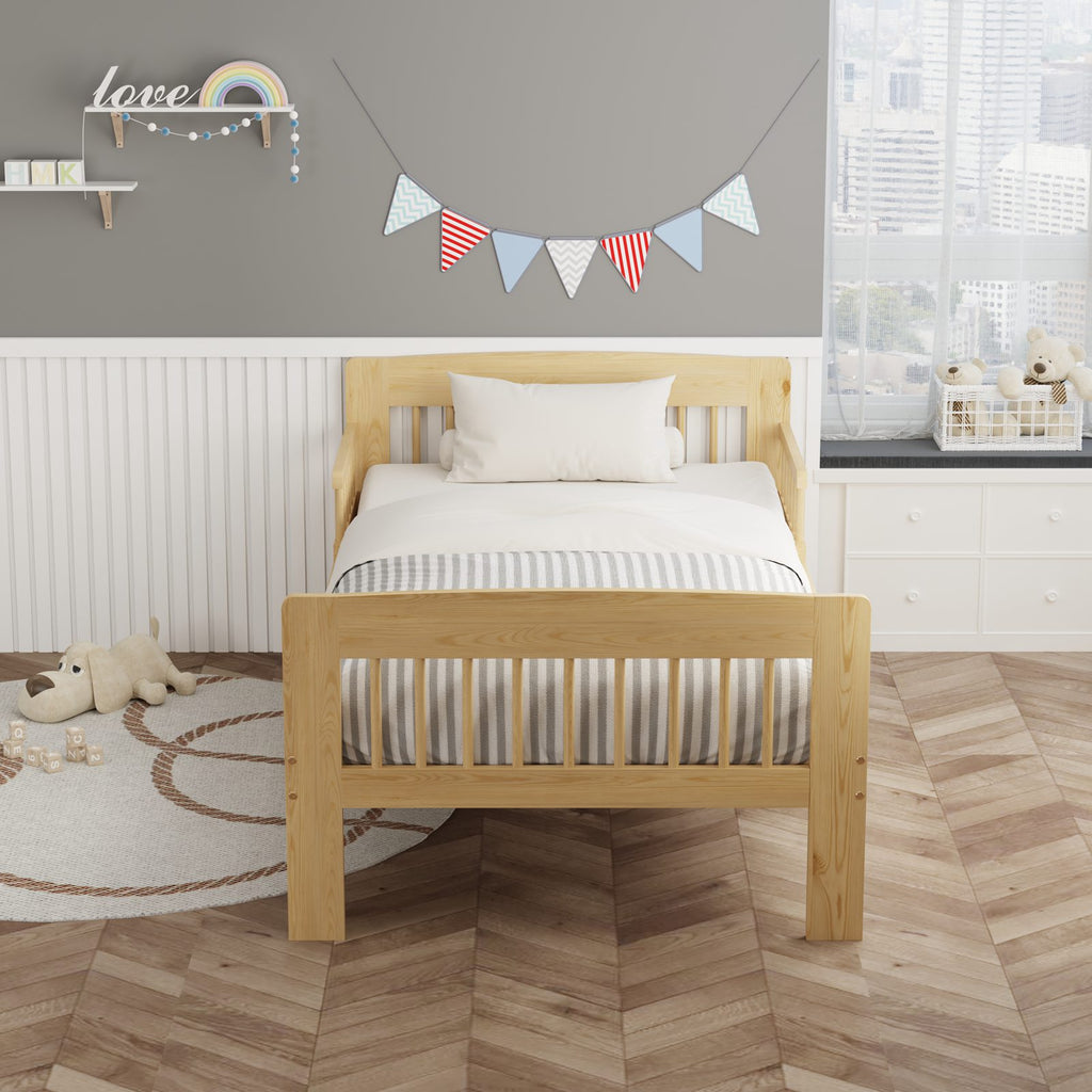 WestWood Wooden Junior Bed Frame Only with Bed Rail Guard 01