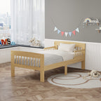 WestWood Wooden Junior Bed Frame Only with Bed Rail Guard 01