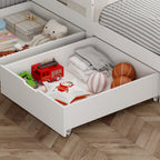 WestWood Wooden Junior Bed Frame Only with Storage Drawer 02