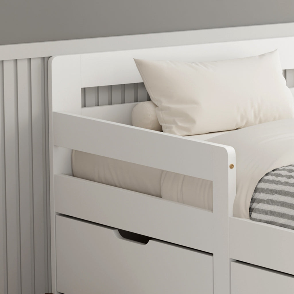 WestWood Wooden Junior Bed Frame Only with Storage Drawer 02