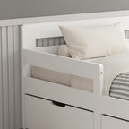 WestWood Wooden Junior Bed Frame Only with Storage Drawer 02
