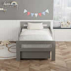 WestWood Wooden Junior Bed Frame Only with Storage Drawer 02
