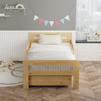 WestWood Wooden Junior Bed Frame Only with Storage Drawer 02