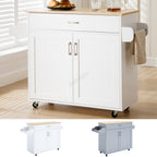 WestWood Kitchen Island Rolling Storage Trolley