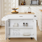 WestWood Kitchen Island Rolling Storage Trolley