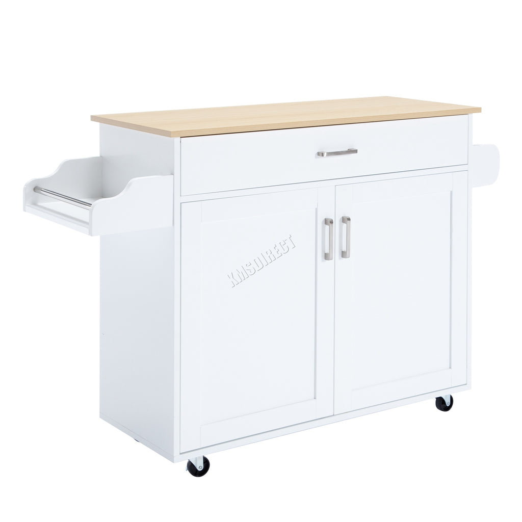 WestWood Kitchen Island Rolling Storage Trolley