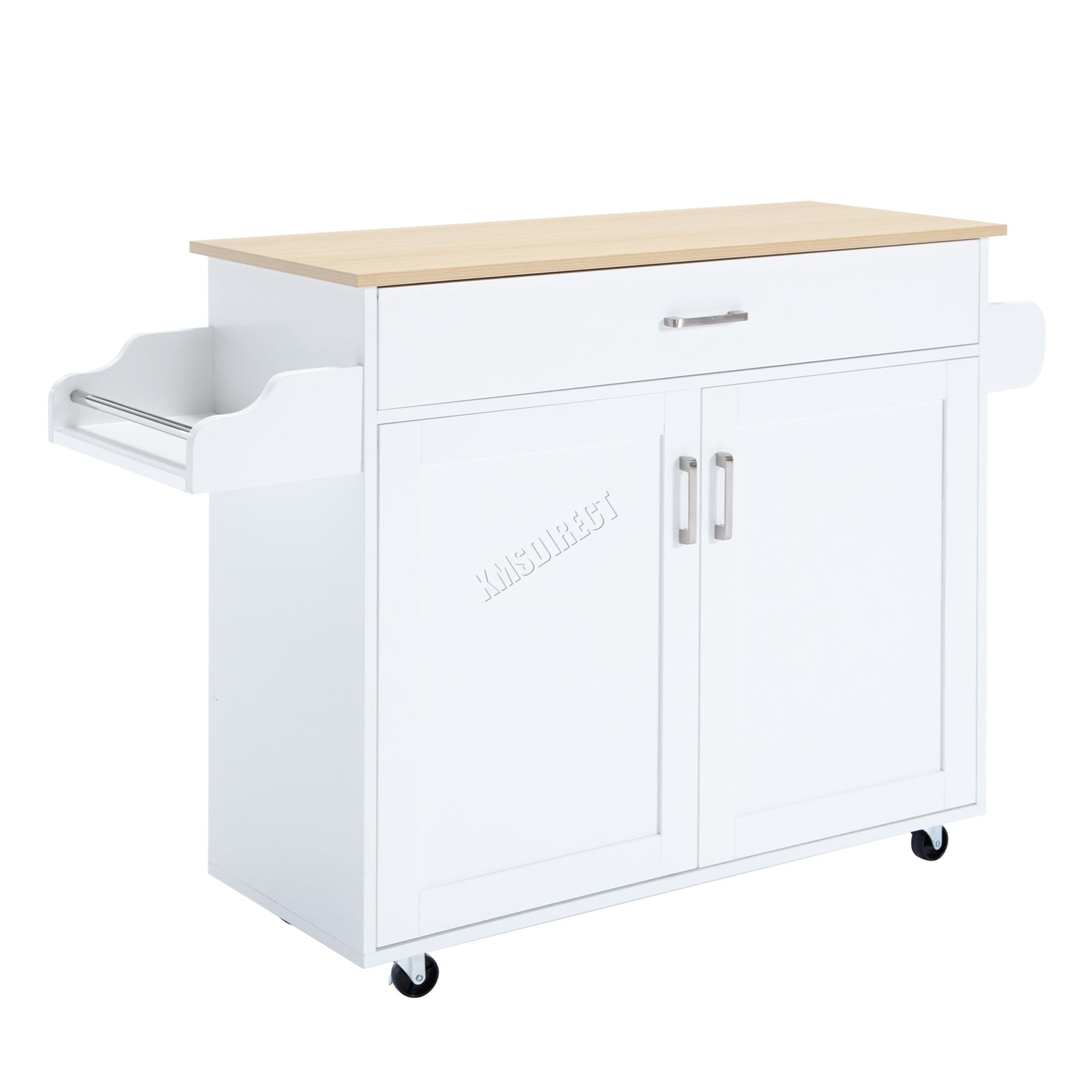 WestWood Kitchen Island Rolling Storage Trolley