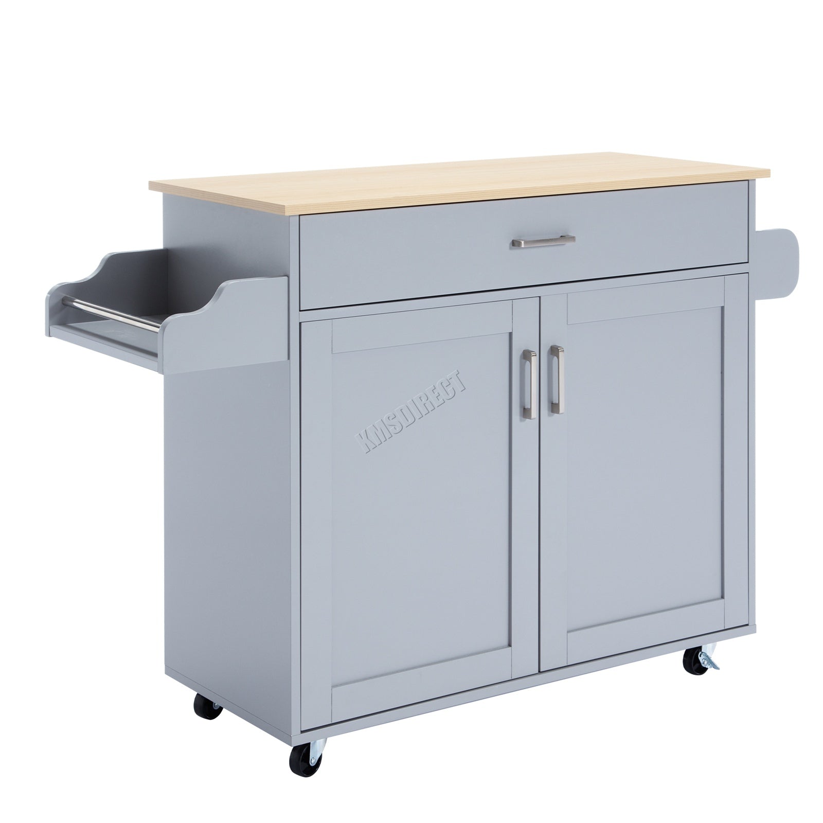 WestWood Kitchen Island Rolling Storage Trolley