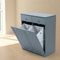 WestWood Laundry Cabinet Tilt-Out With 2 Laundry Basket Drawers