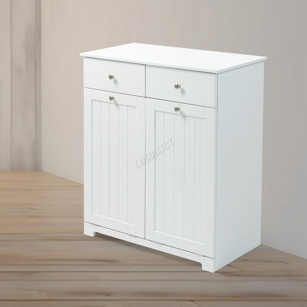 WestWood Laundry Cabinet Tilt-Out With 2 Laundry Basket Drawers