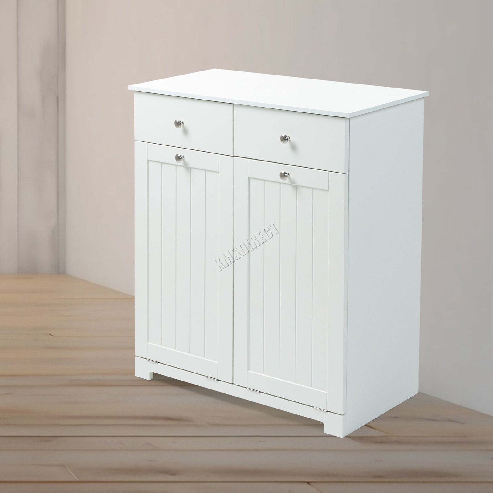 WestWood Laundry Cabinet Tilt-Out With 2 Laundry Basket Drawers