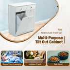 WestWood Laundry Cabinet Tilt-Out With 2 Laundry Basket Drawers